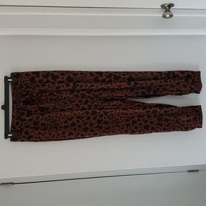 Cato animal print joggers L